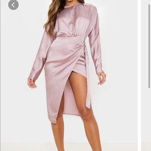 Pretty little thing maybe satin maybe dress